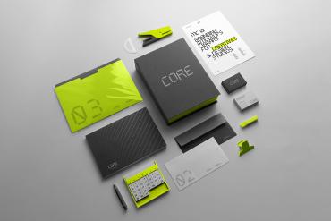 Core Branding Stationery Mockup Scene 01
