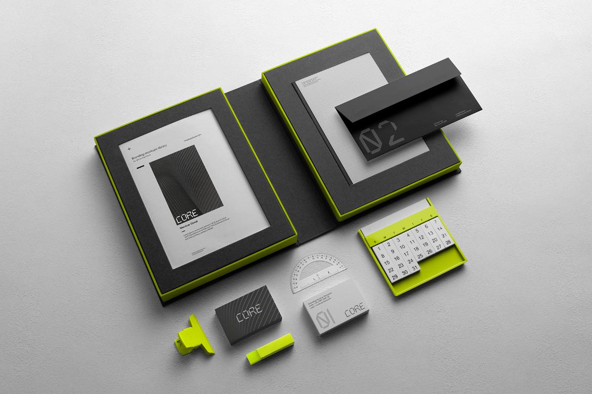 Core Branding Stationery Mockup Scene 04