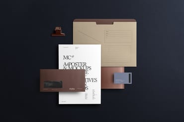 Unify Branding Stationery Mockup Scene 05