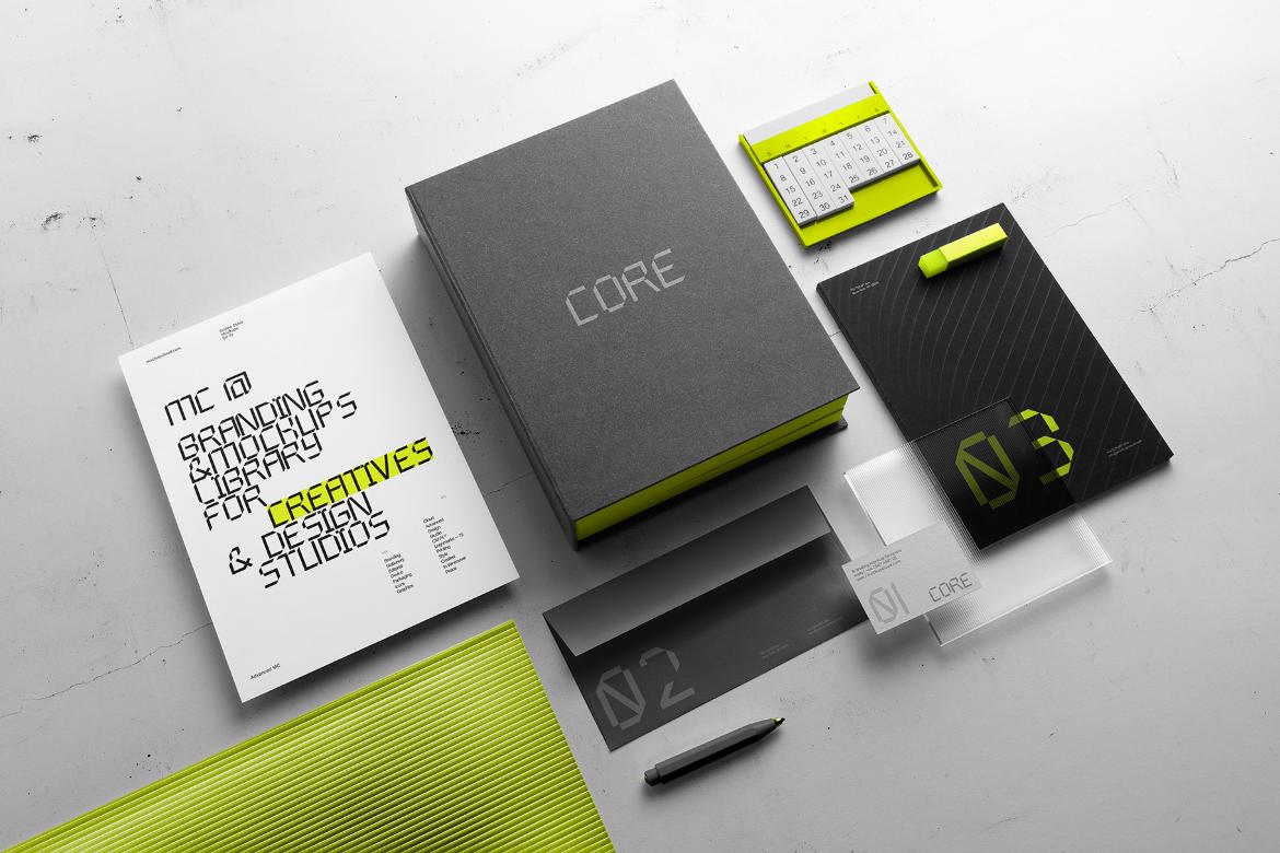 Core Branding Stationery Mockup Scene 14