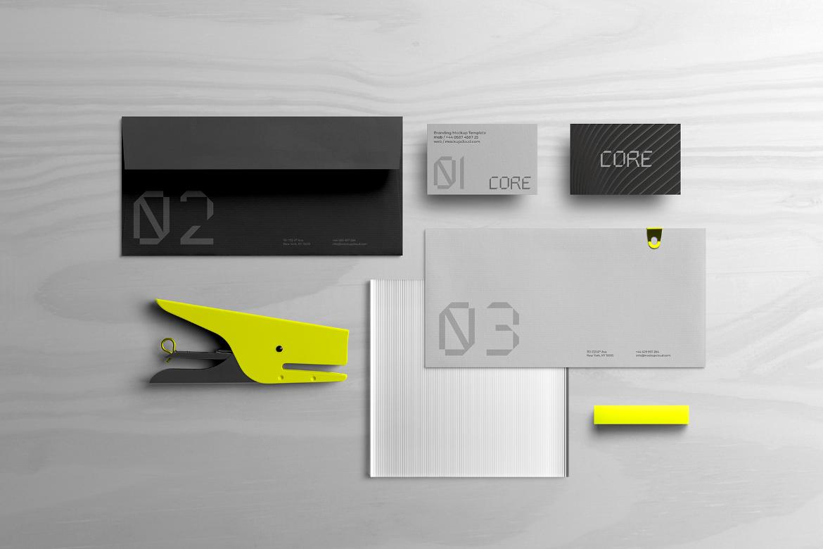Core Branding Stationery Mockup Scene 18