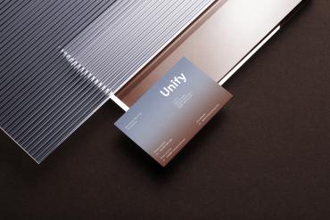 Unify Business Card Branding Mockup Scene 19