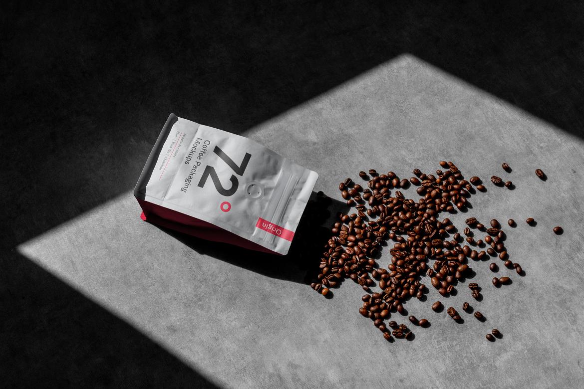 Origin Coffee Packaging Mockup Scene 03