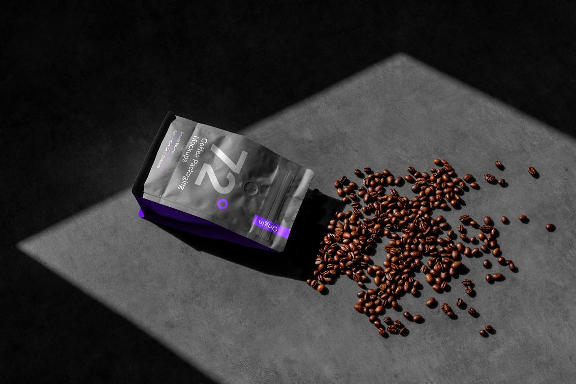 Origin Coffee Packaging Mockup Scene 03