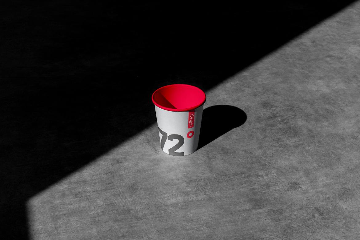 Origin Paper Cup Branding Mockup Scene 04