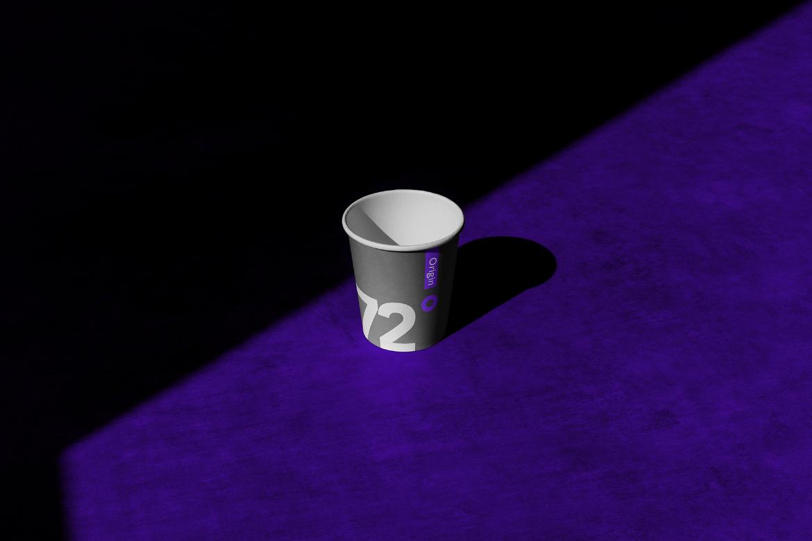 Origin Paper Cup Branding Mockup Scene 04