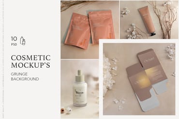 Cosmetic MockUp's Grunge Background