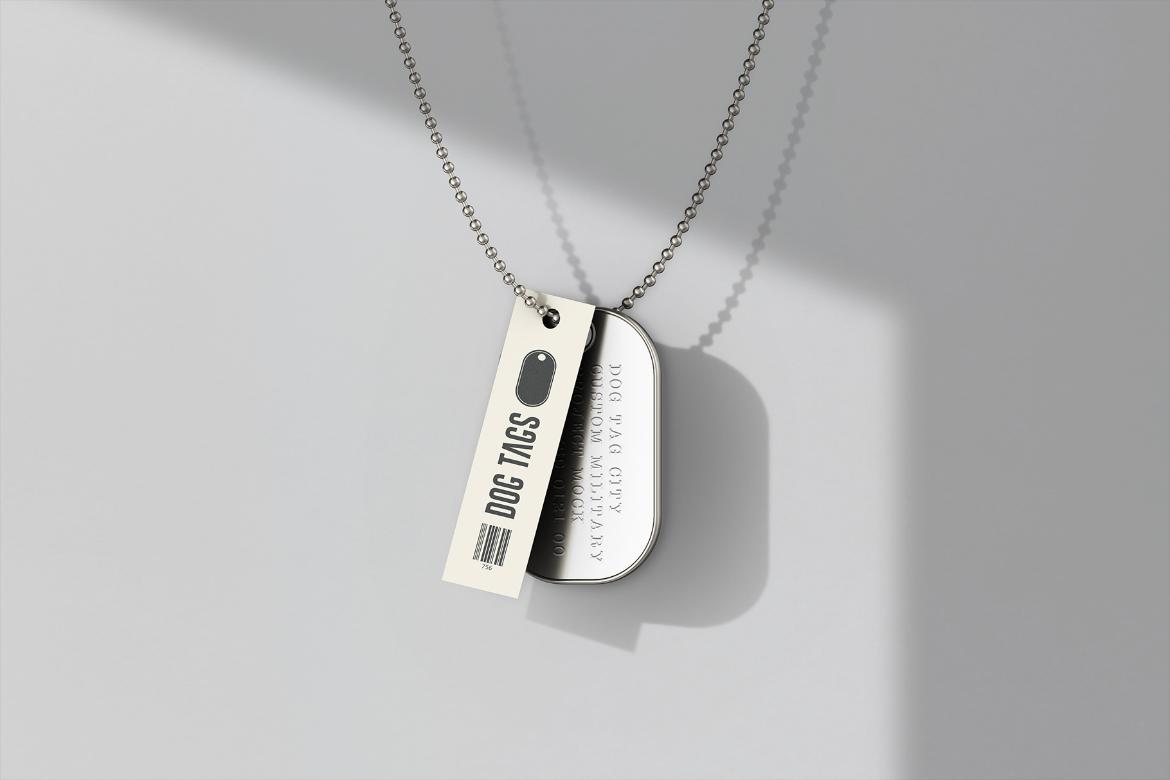 Dog Tags mock up