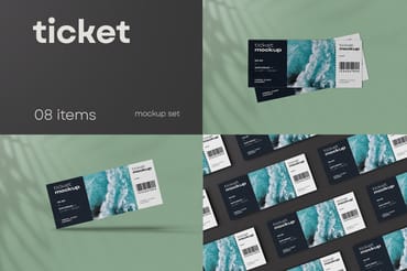 Event Ticket Mockup