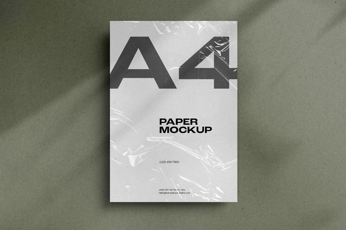 A4 Paper / Stationery Mockups 02