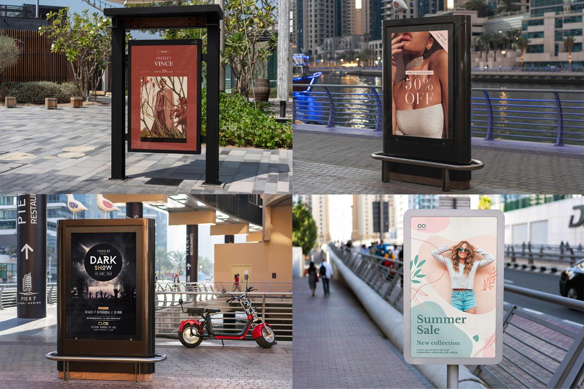 City Advertising MockUps Set
