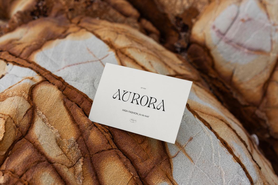 Business Card Mockup Tropical
