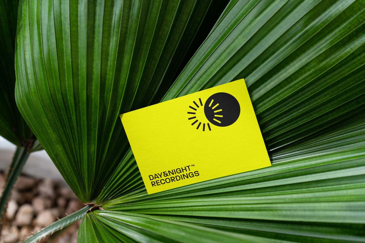 Business Card Mockup Tropical