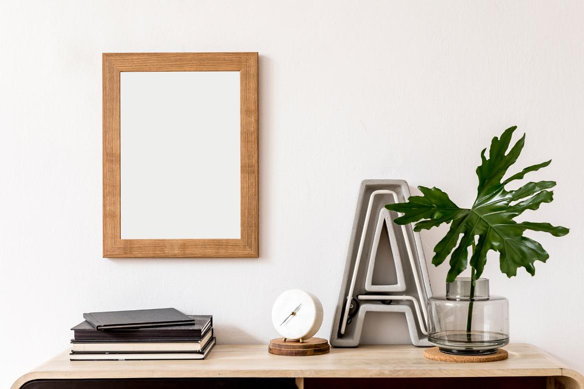 Artwork Frame Scandinavian Mockup Scene 02