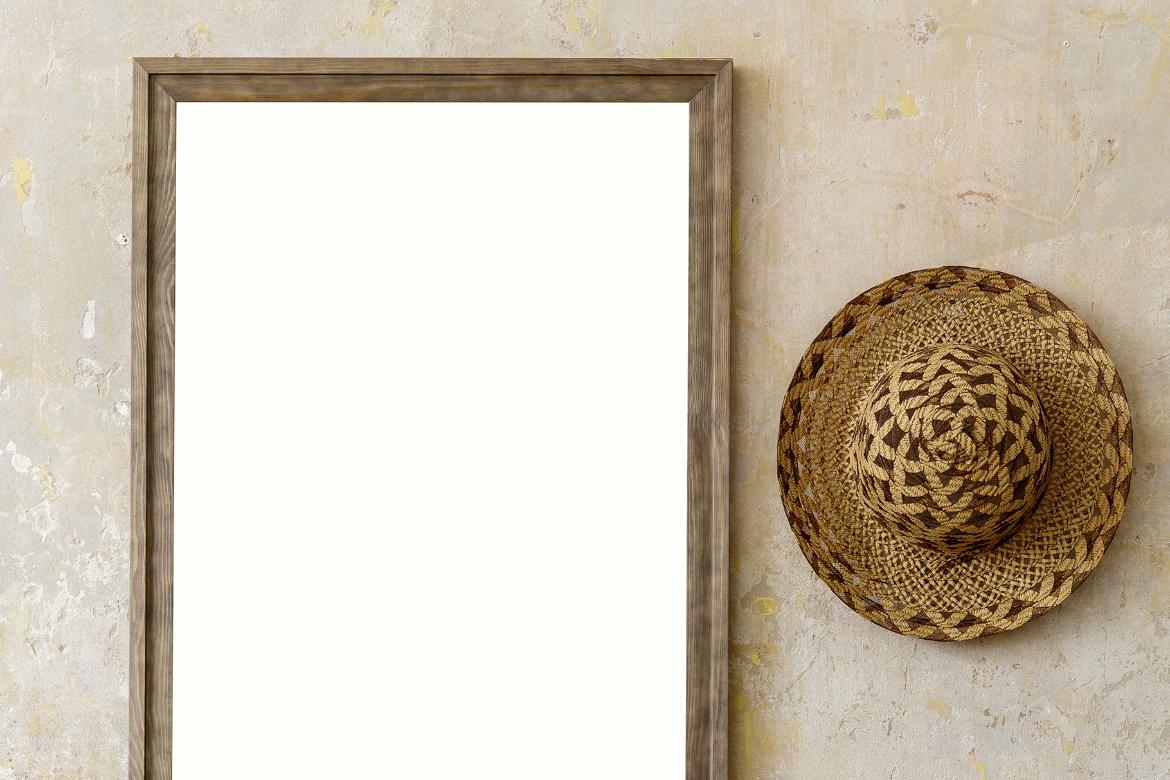 Artwork Frame Boho Style Mockup Scene 01
