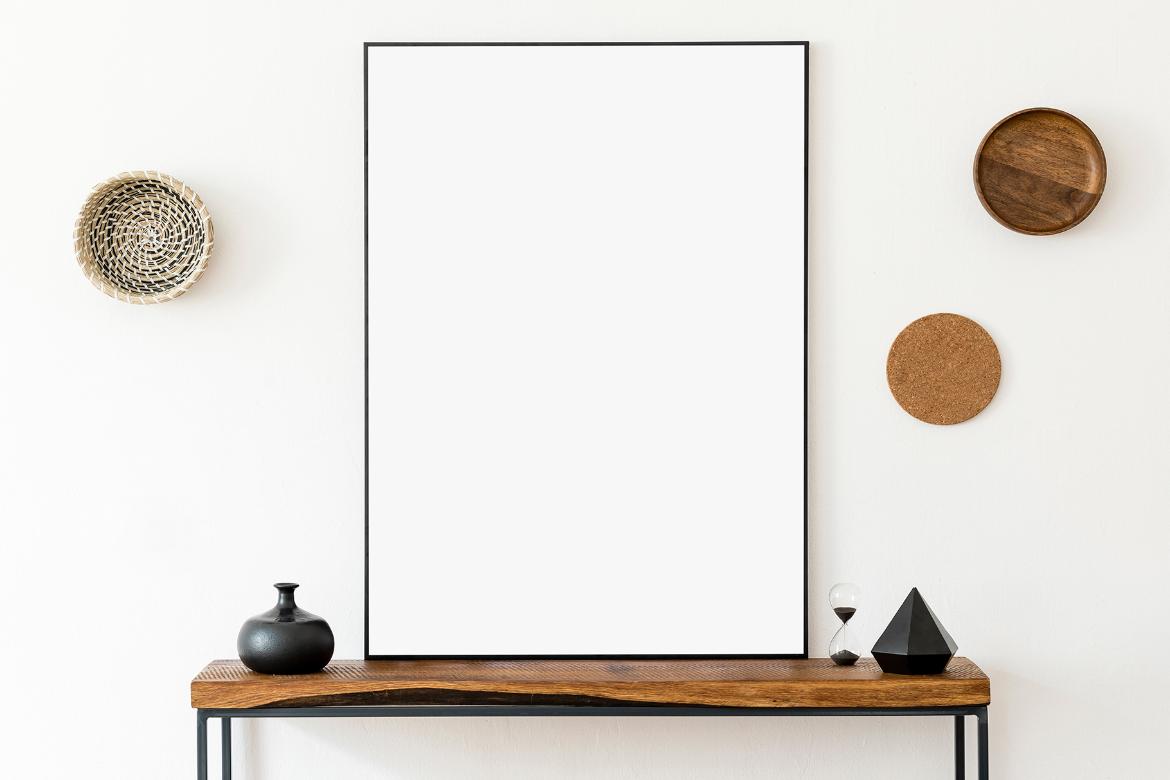 Artwork Frame Scandinavian Mockup Scene 07