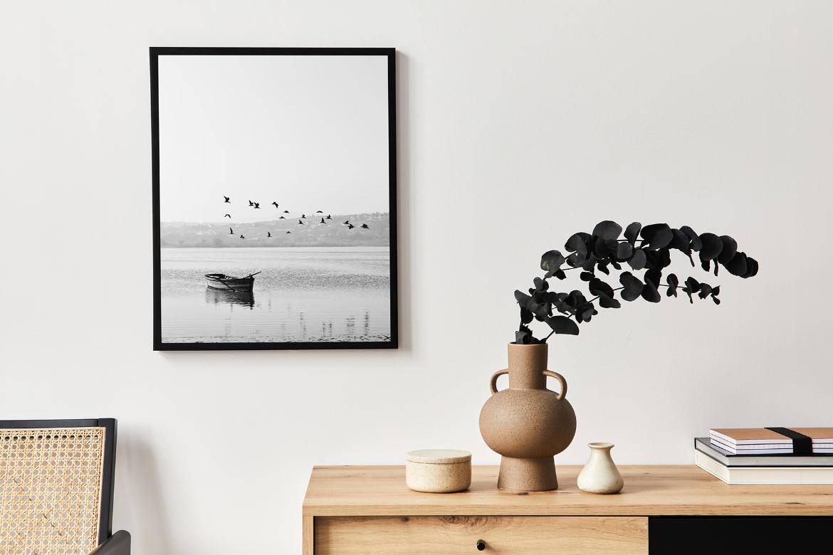 Artwork Frame Scandinavian Mockup Scene 09