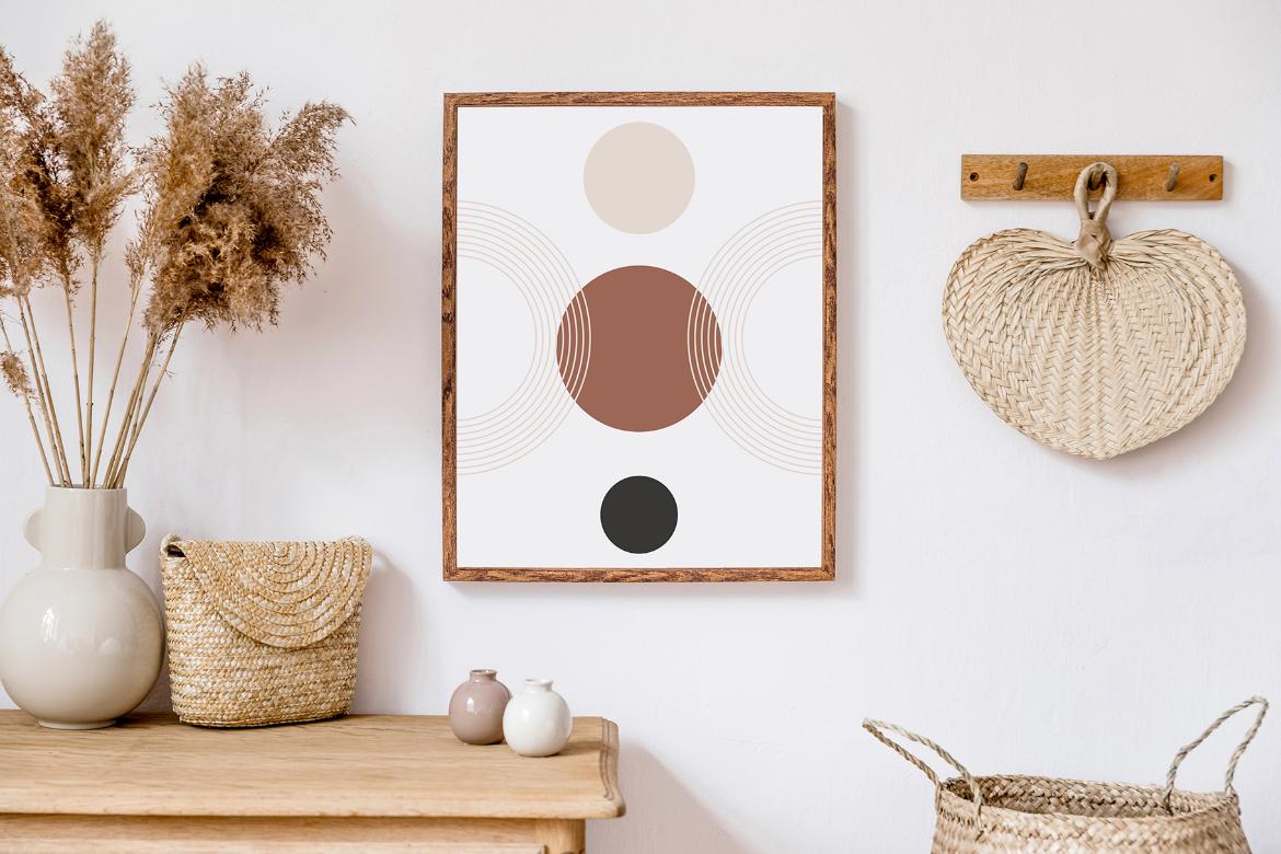 Artwork Frame Boho Style Mockup Scene 10