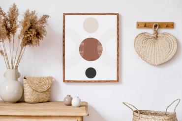 Artwork Frame Boho Style Mockup Scene 10