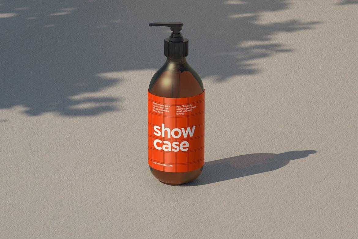 Cosmetic Bottle Mockup