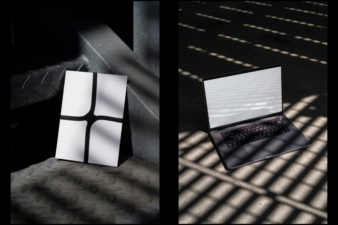 Concrete Shadow Branding Mockups