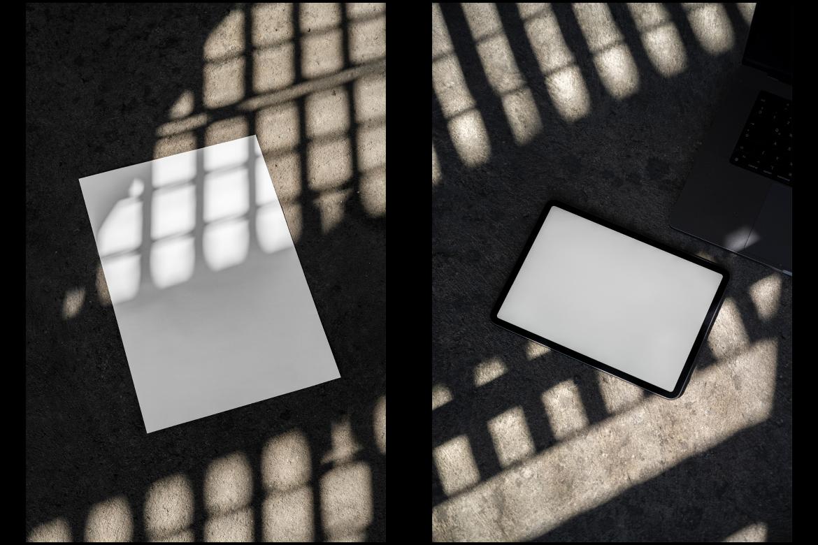 Concrete Shadow Branding Mockups