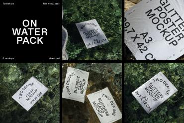 On Water Mockup Pack
