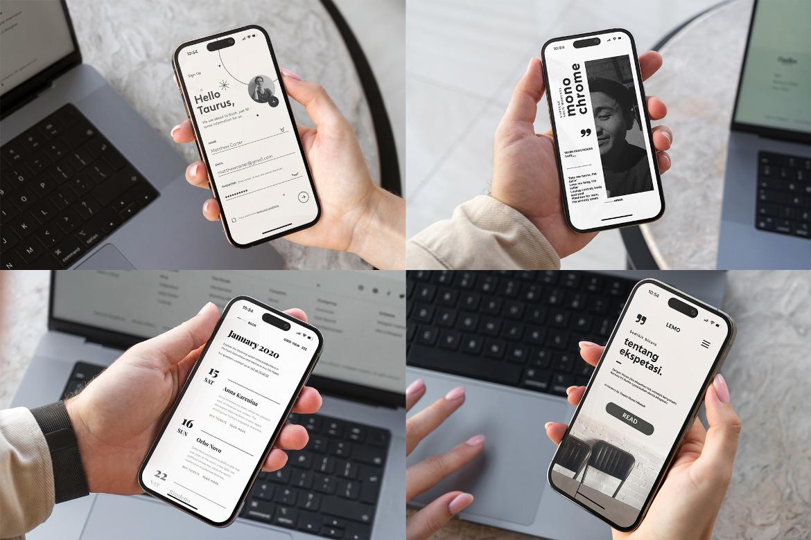 iPhone 14 Pro Screen MockUps
