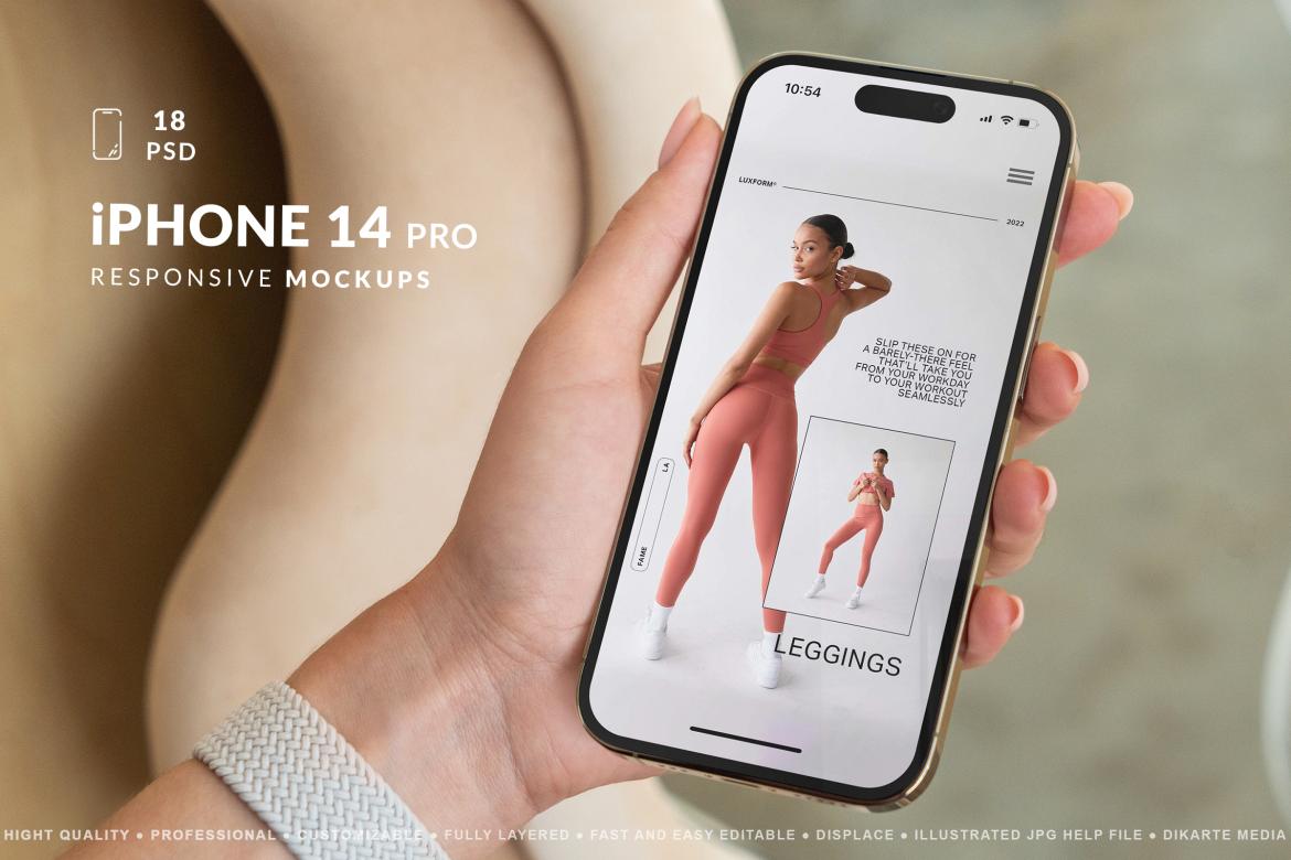 iPhone 14 Pro Screen MockUps