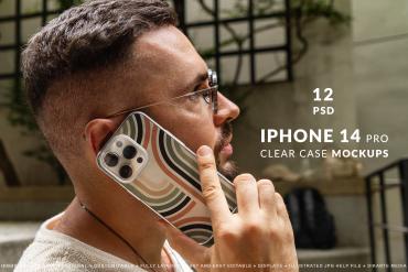 iPhone 14 Pro Clear Case MockUps