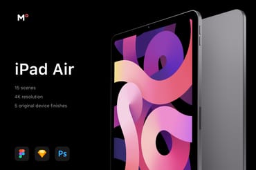 iPad Air 5th Generation Mockups Scenes
