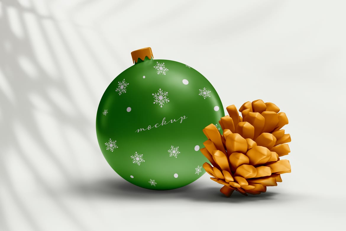 Christmas Ball Mockup