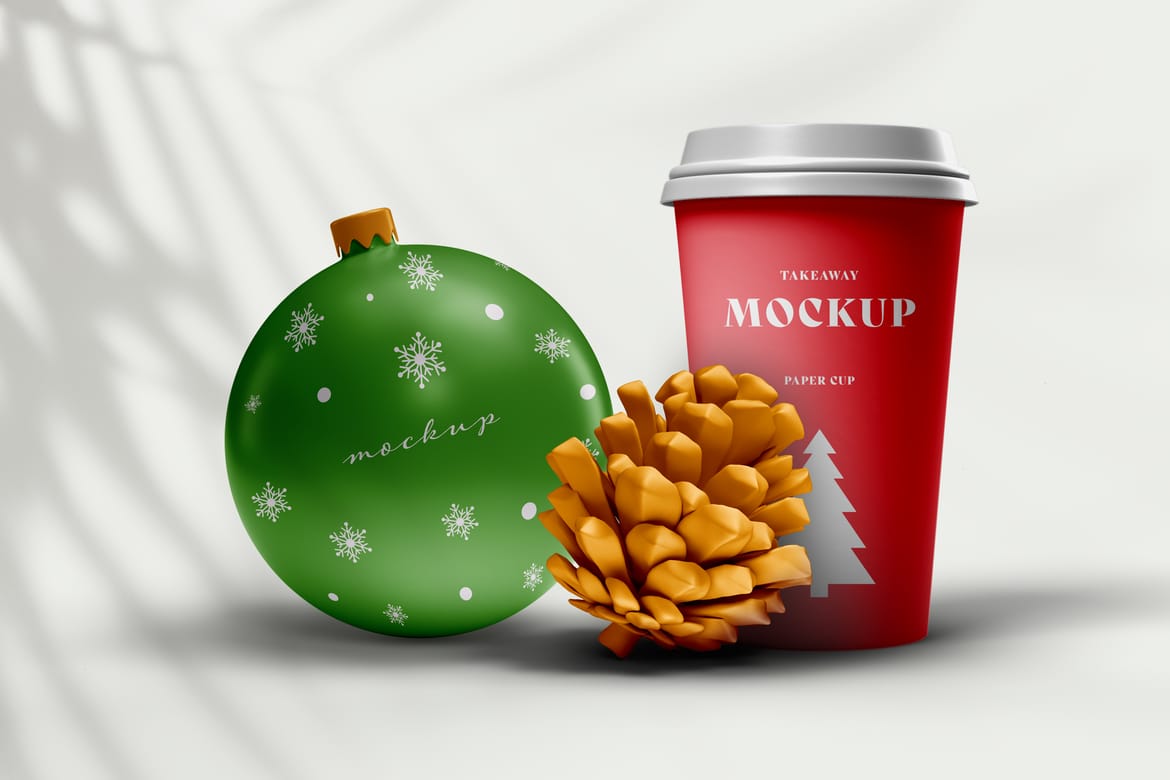 Christmas Ball Mockup
