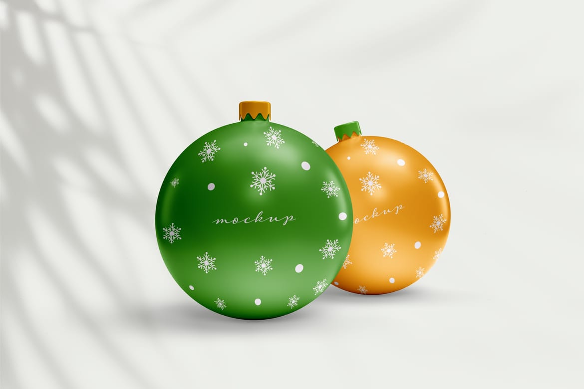 Christmas Ball Mockup