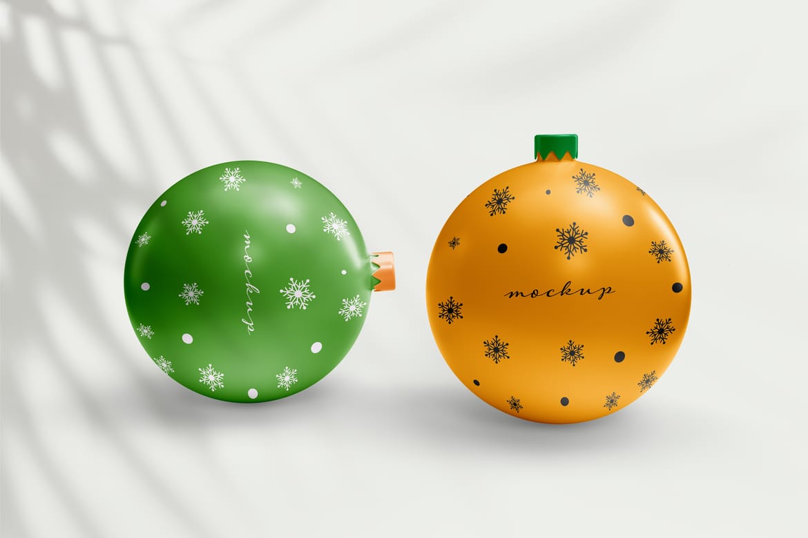 Christmas Ball Mockup
