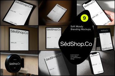 Soft Moody Branding Mockups