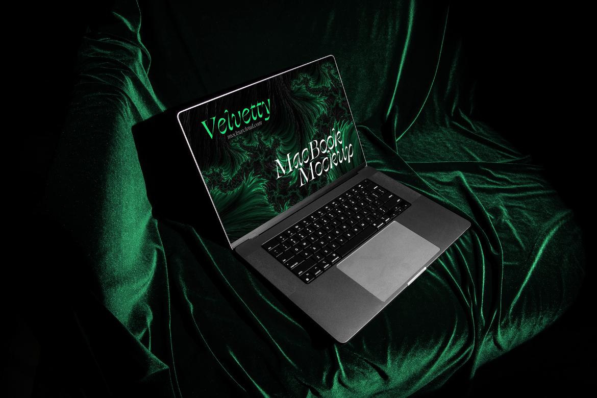 MacBook Pro Mockup Scene 01 / Velvetty Series