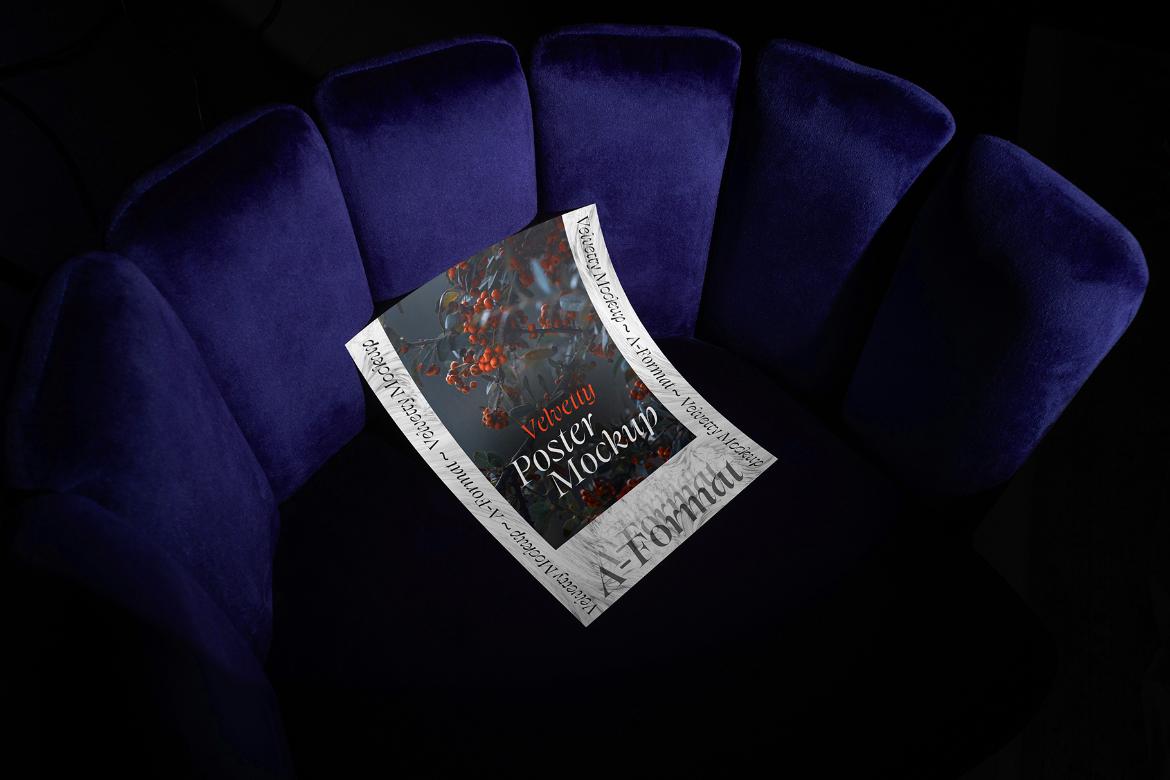 Poster Mockup Scene 01 / Velvetty Series