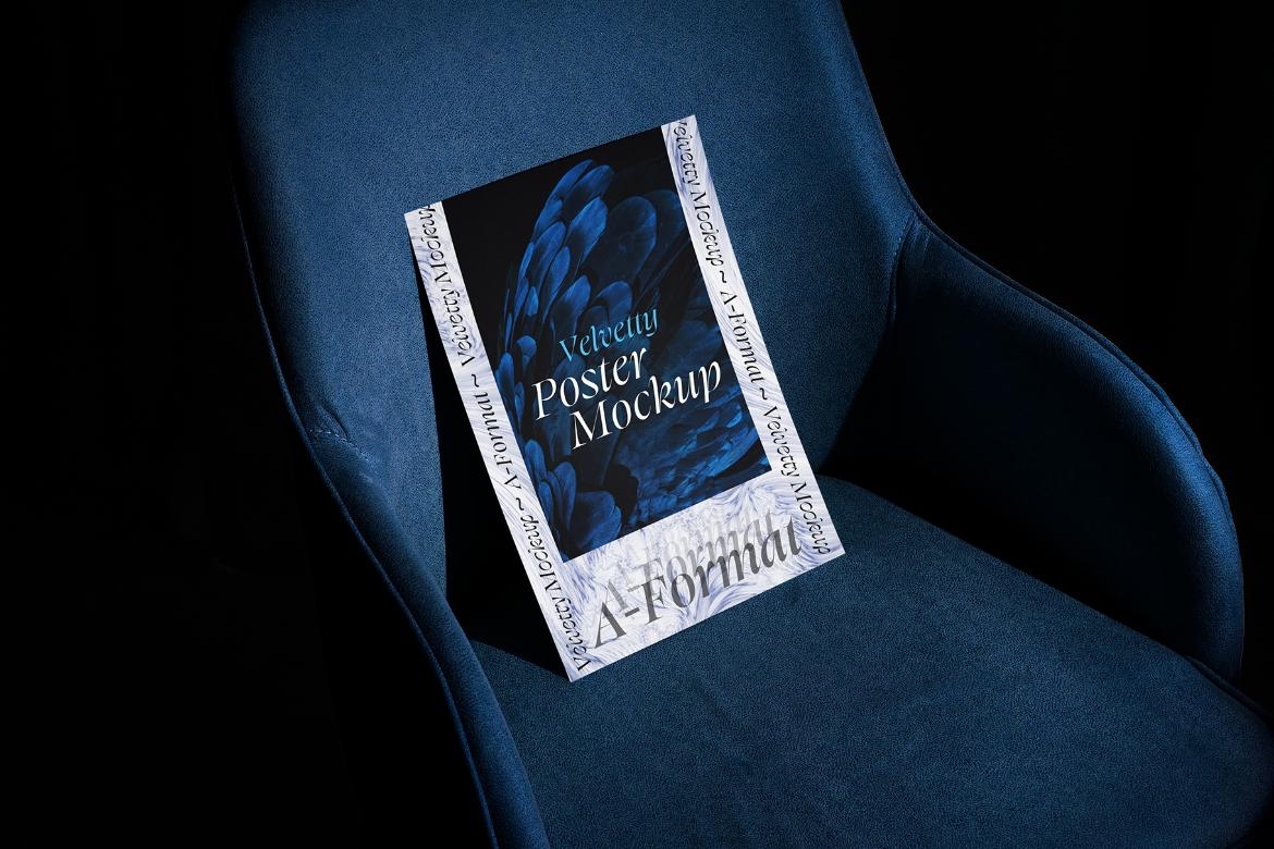 Poster Mockup Scene 04 / Velvetty Series