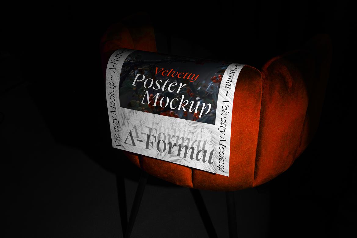 Poster Mockup Scene 05 / Velvetty Series