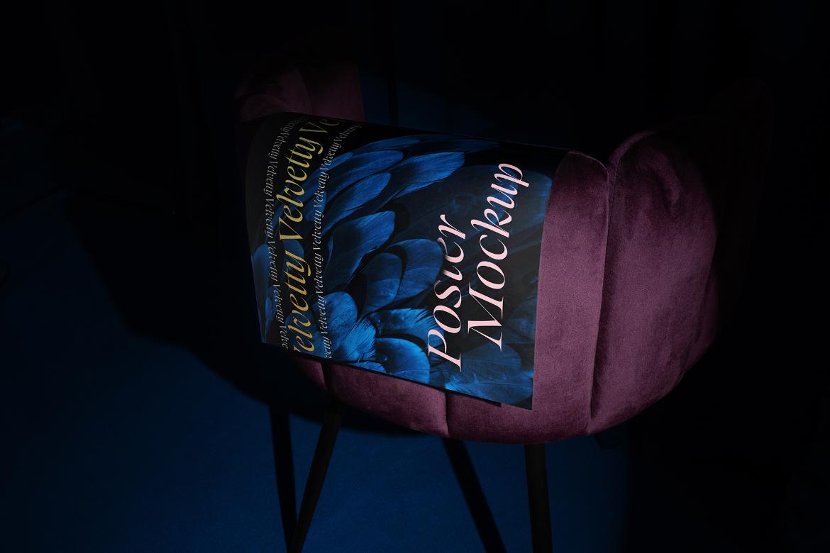 Poster Mockup Scene 05 / Velvetty Series