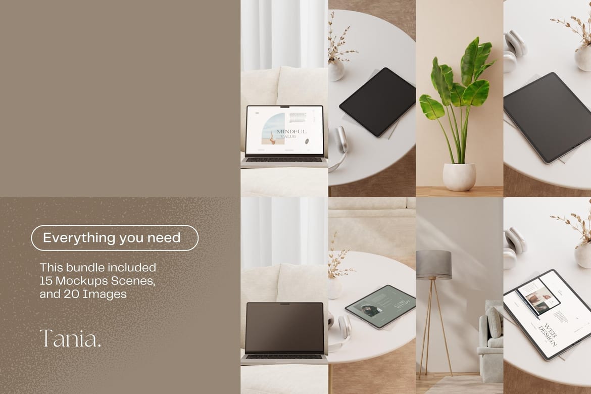  Tania - Aesthetic Photo & Mockup