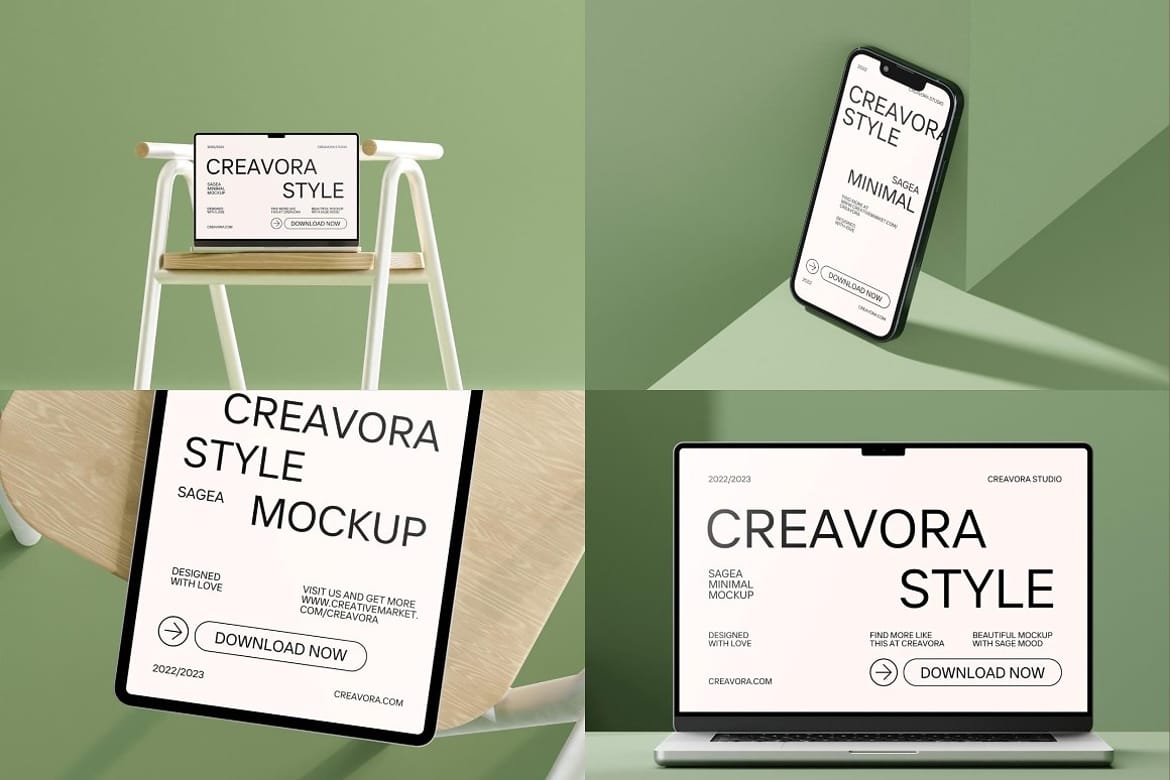  Sagea - Minimal Photo & Mockup