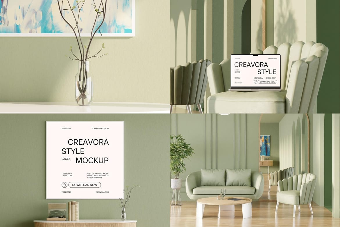  Sagea - Minimal Photo & Mockup