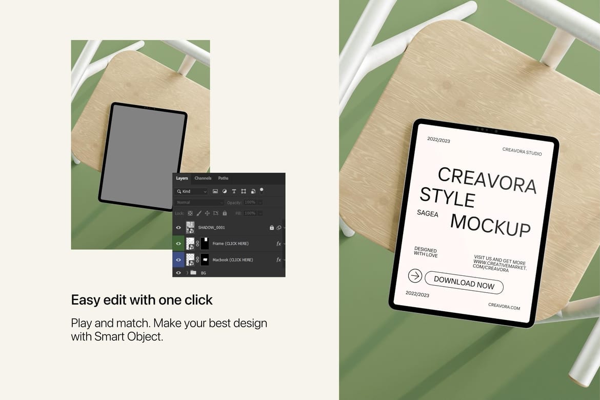  Sagea - Minimal Photo & Mockup