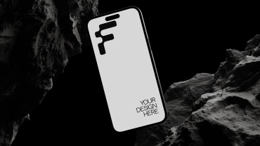 iPhone 14 pro mockup, photorealistic render