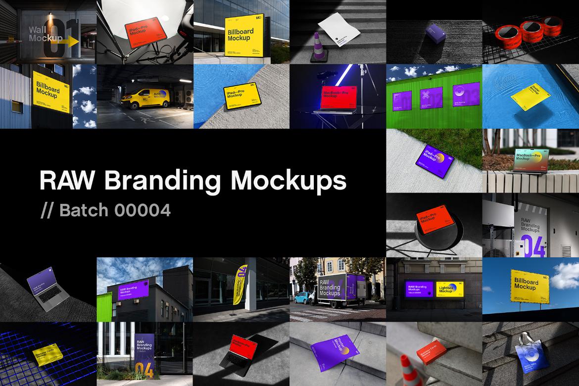 Raw Branding Mockups / Batch 00004