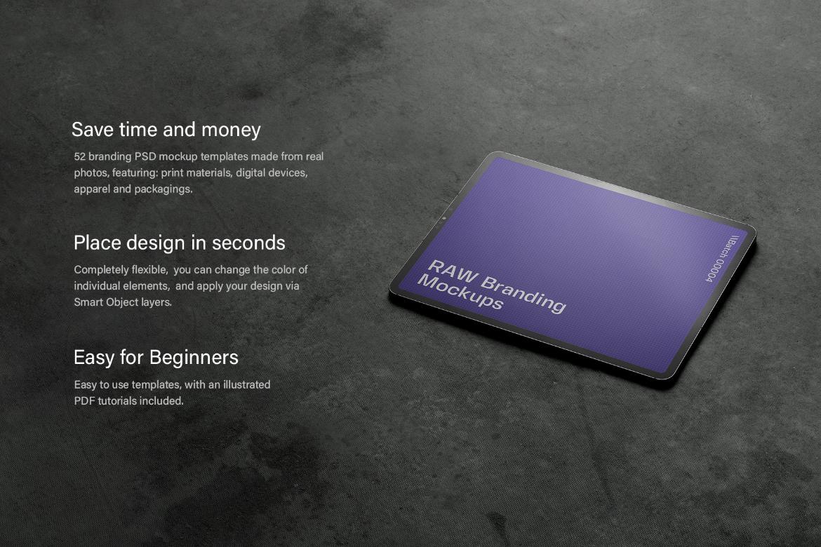 Raw Branding Mockups / Batch 00004