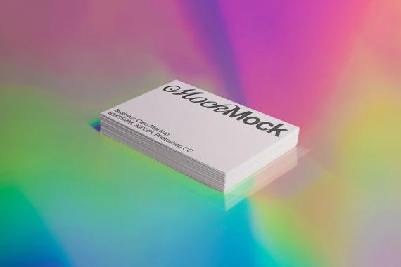 Branding Stationery Mockup Bundle 'Iridescence' - 6 Stationery Mockups