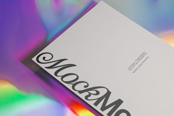 Branding Stationery Mockup Bundle 'Iridescence' - 6 Stationery Mockups